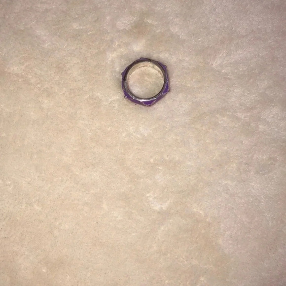 𝅺purple silver Ring - Picture 1 of 2